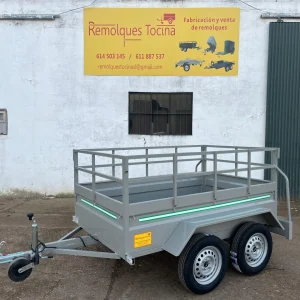 Remolque caja abierta sin freno