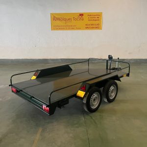 Remolque plataforma 300 x 160 cm con doble eje