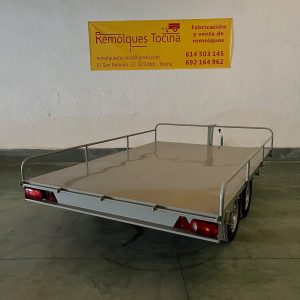 Remolque plataforma 300 x 200 cm con doble eje
